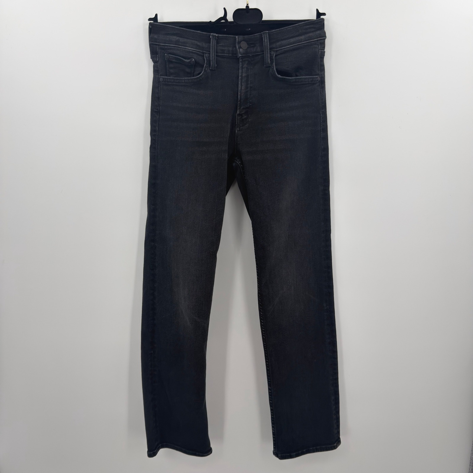 Mother The Smarty Pants Hover Vroom Black Wash Denim Jeans Women's Size 24